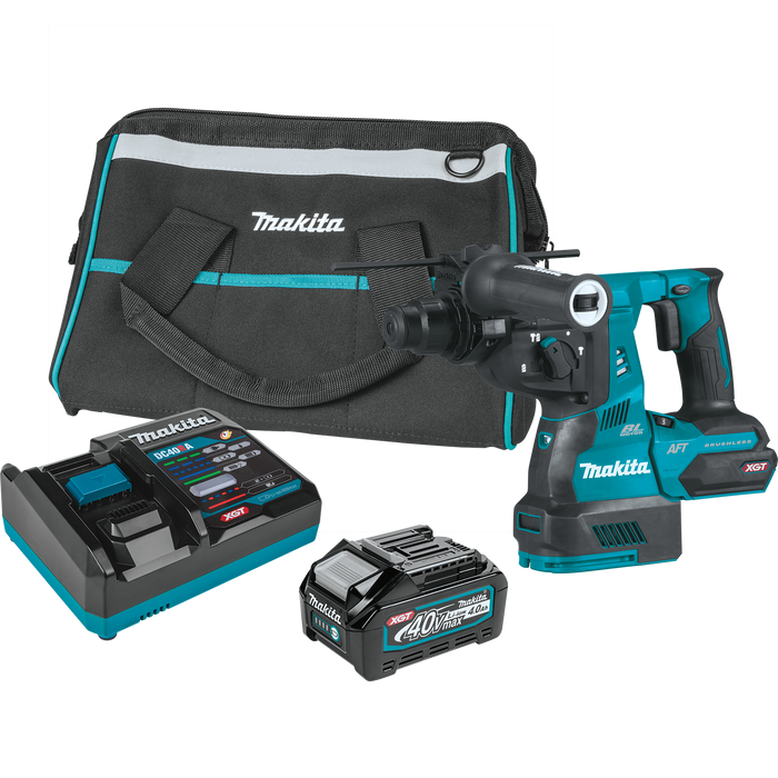 Makita (GRH01M1) 40V Max XGT Brushless Cordless 1-1/8 In. AVT Rotary Hammer Kit