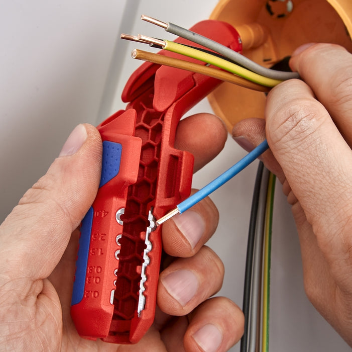 KNIPEX 5-1/4" KNIPEX ErgoStrip Universal Dismantling Tool, Right-Handed