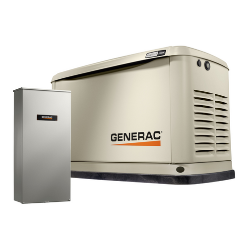 Generac 7228 Guardian 18kW LP / 17kW NG Home Standby Generator – Air-Cooled, Wi-Fi Enabled, 200-Amp Transfer Switch