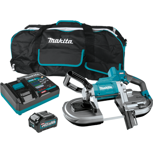 Makita (GBP01M1) 40V Max XGT Brushless Cordless Deep Cut Portable Band Saw Combo Kit (4.0Ah)