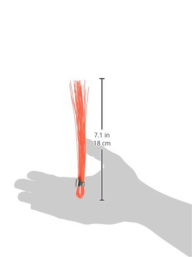 Mutual Industries 15900-145 Stake Whisker Markers, 6", Glo Orange (Pack of 500)