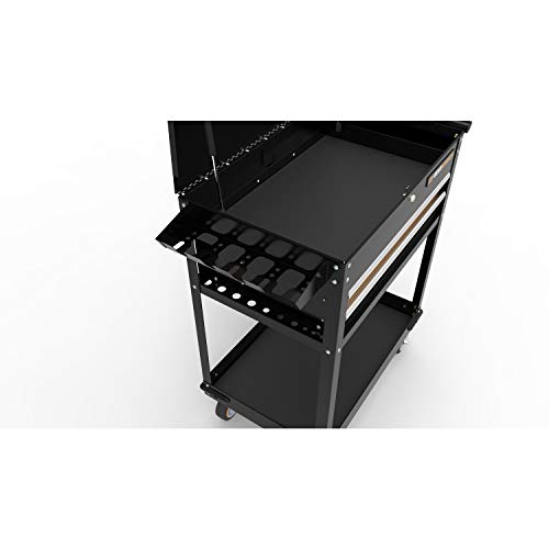 GEARWRENCH 2 Drawer Black & Orange Utility Cart, 32" - 83168