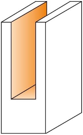 CMT Orange Tools 812.064.11 Solid Carbide Straight Bit, 1/4-Inch Shank, 1/4-Inch Diameter
