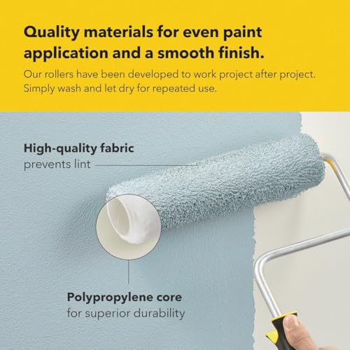 Purdy White Dove Woven 3/8 in. x 9 in. W Paint Roller Cover For Smooth Surfaces 3 pk