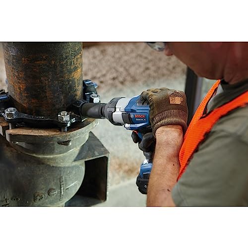 BOSCH GDS18V-770CN PROFACTOR 18V Connected-Ready 3/4 In. Impact Wrench with Friction Ring and Thru-Hole (Bare Tool)