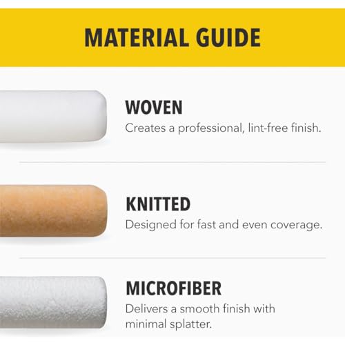 Purdy White Dove Woven 3/8 in. x 9 in. W Paint Roller Cover For Smooth Surfaces 3 pk