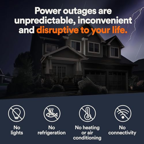 Generac 7224 Guardian 14kW Home Standby Generator – 100-Amp Transfer Switch, Aluminum Enclosure, Wi-Fi Enabled, G-Force Engine