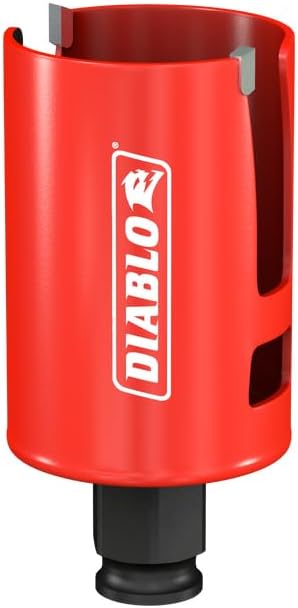 Diablo Demo Demon Carbide Teeth Rough - In Hole Saw - Compatible with SnapLock Plus Mandrel System - 2" Diameter, 2-3/8" Length - DHS2000CTR
