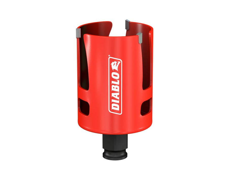 Diablo Demo Demon Carbide Teeth Rough - In Hole Saw - Compatible with SnapLock Plus Mandrel System - 2-1/8" Diameter, 2-3/8" Length - DHS2125CTR