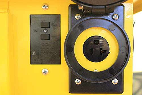 Southwire X-treme Power Distribution Box, Temporary Power Box, 50-Amp, 125/250V, GFCI 6506UGSX