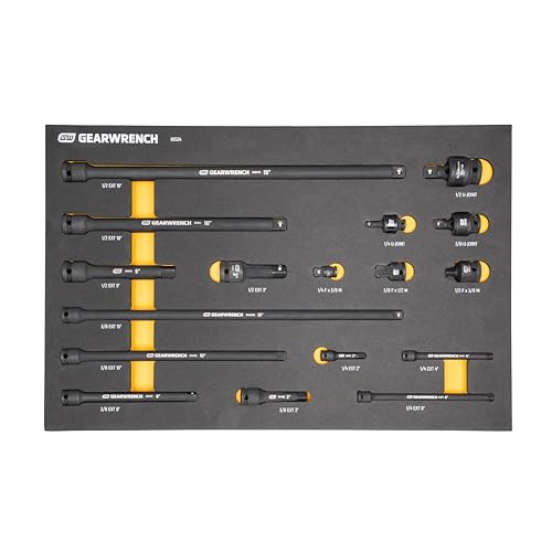 GEARWRENCH 247 Piece MEGAMOD Mechanics Tool Set in Modular Foam Trays with Storage Unit | MEGAMOD247