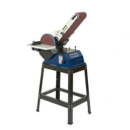 RIKON Professional Power Tools 6” x 48” Belt with 10” Disc Sander, 50-122