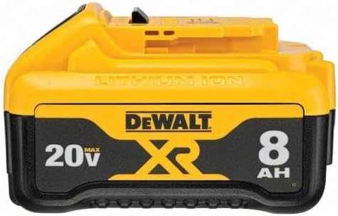 DEWALT (DCB208-2) 20V MAX XR Batteries, 8.0-Ah (Pack of 2)