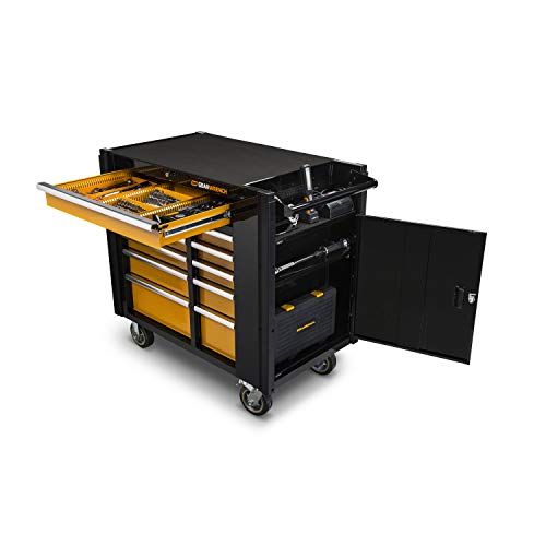 GEARWRENCH 42" 11 Drawer Mobile Work Station, Black & Orange - 83169