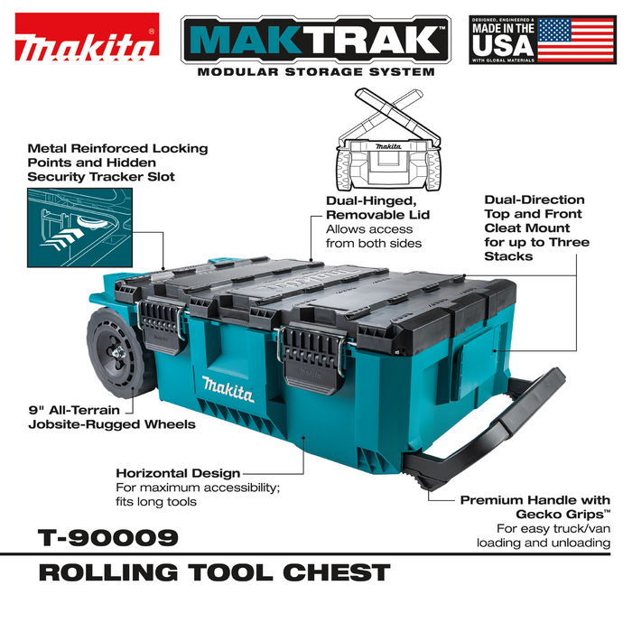 Makita (T-90009) MAKTRAK Rolling Tool Chest
