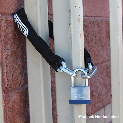 ABUS Hardened Steel 8KS 6 Foot x 5/16" Thick Square Security Chain for Bikes, Containers, Trailers, ATV's, Motorcycles and Personal/Industrial Property 6' 8KS