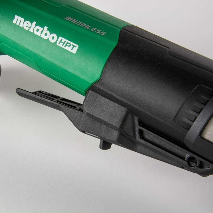 Metabo HPT Angle Grinder | 4-1/2-Inch | 12 Amp | Paddle Switch | AC Brushless Motor | 3-Position Side Handle | 5 Safety Features | G12BYEQ2