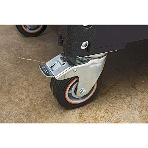 GEARWRENCH 33" 4 Drawer Black & Orange Utility Cart - 83168