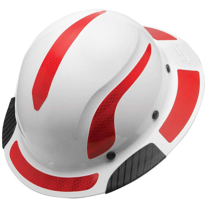 Lift Safety DAX Reflective Decals - Red, Medium
