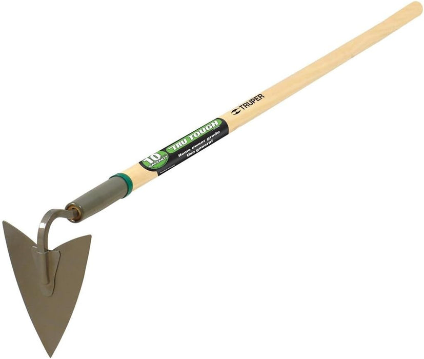 Truper (30002) Tru Tough Welded Warren Hoe, 4-3/4-Inch Head, Wood Handle, 54-Inch