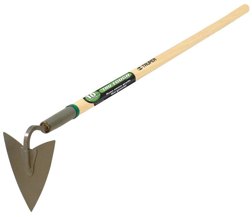 Truper (30002) Tru Tough Welded Warren Hoe, 4-3/4-Inch Head, Wood Handle, 54-Inch