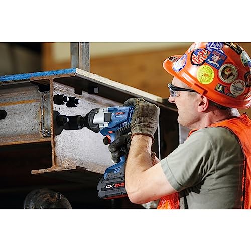 BOSCH GDS18V-770CN PROFACTOR 18V Connected-Ready 3/4 In. Impact Wrench with Friction Ring and Thru-Hole (Bare Tool)