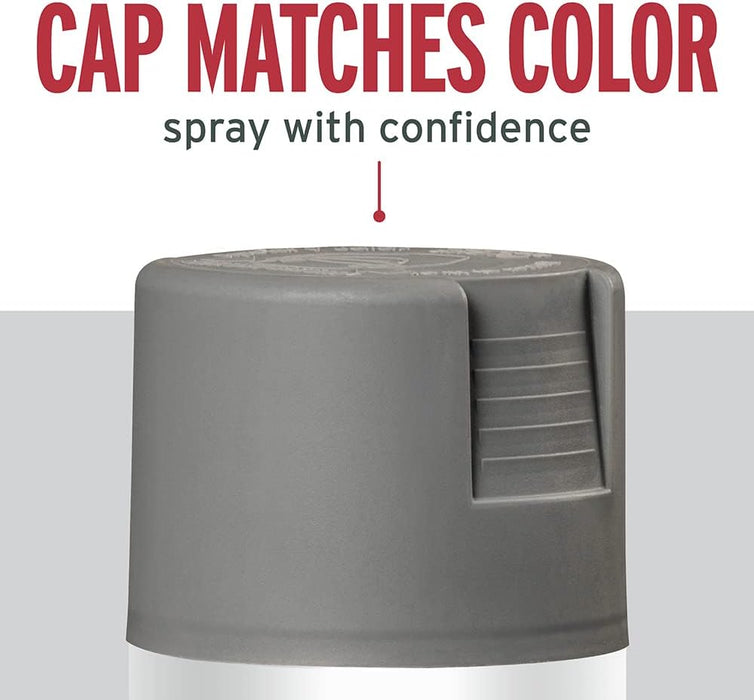 Rust-Oleum 312819 Stops Rust Spray Paint, 12 Oz, Satin, Coastal Gray (Pack of 1)