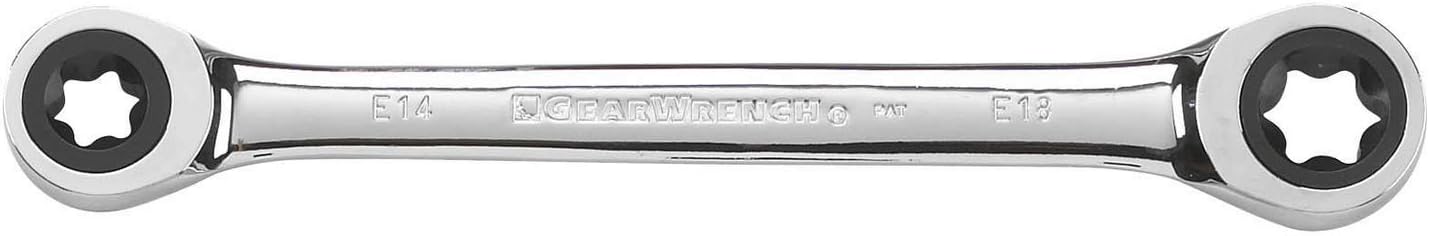 GEARWRENCH 4 Piece Double Box Ratcheting E-Torx Wrench Set - 9224D