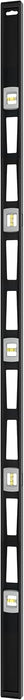 Johnson 3878 Magnetic Professional Aluminum Level, 78", Black