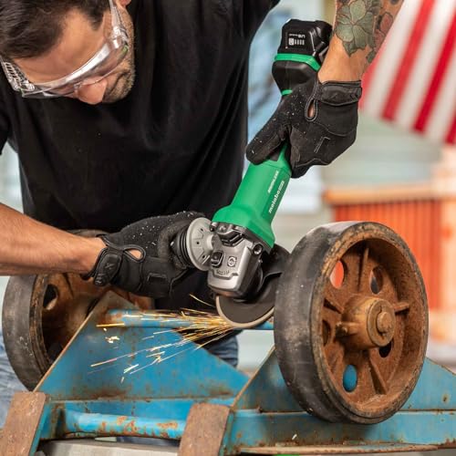 Metabo HPT 18V MultiVolt� 4-1/2-Inch Cordless Angle Grinder, Tool Only - No Battery, Paddle Switch, 8,000 RPM, 5 Safety Features, Auto Mode, G1812DFQ4