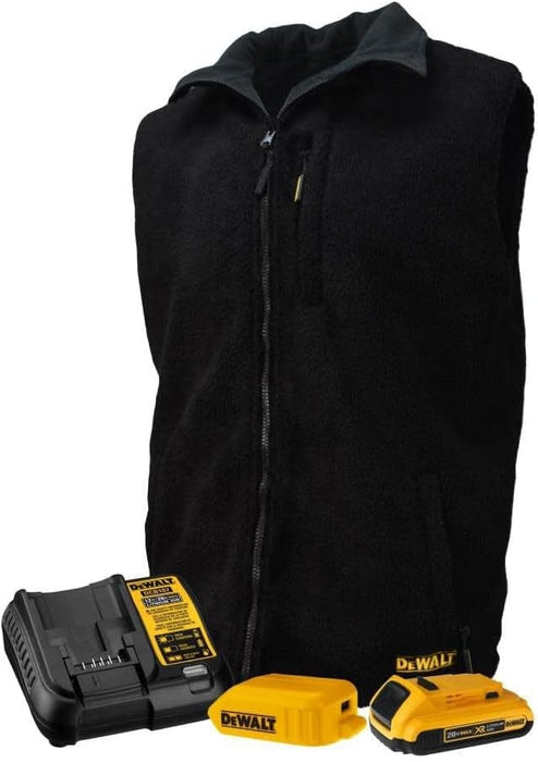 DEWALT Unisex Heated Reversible Vest Kitted, Large, Black - DCHV086BD1