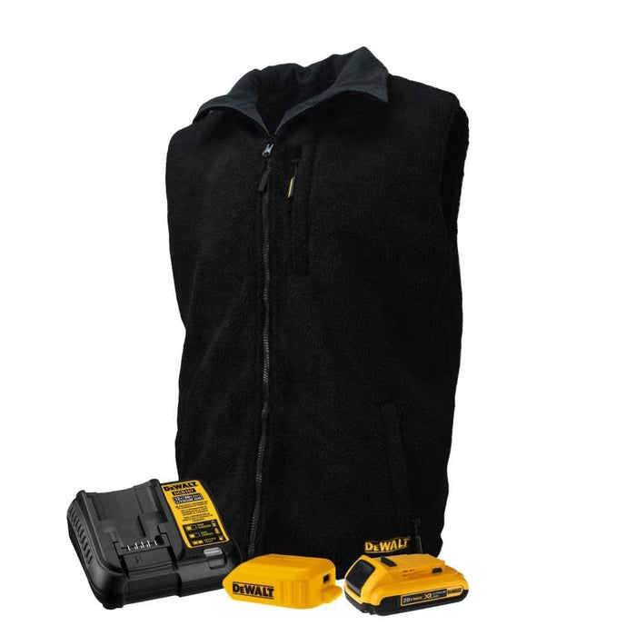 DEWALT Unisex Heated Reversible Vest Kitted, Large, Black - DCHV086BD1