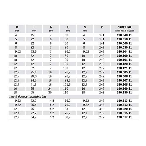 Cmt Up & Down Cut Spiral Bit 3/8 In.