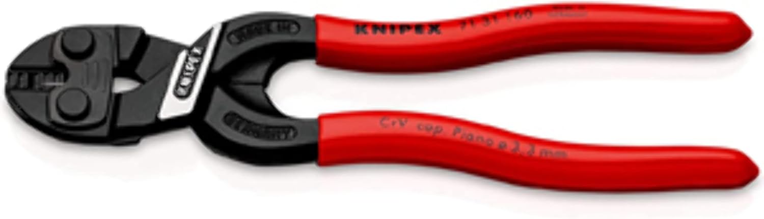 KNIPEX (7131160SBA) CoBolt S Compact Bolt Cut-Notched Blade