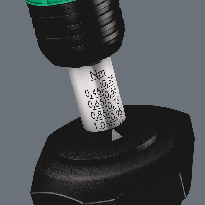 Wera Tools (05350451001) 7445/46/47 Kraftform Torque Screwdriver Set 2.5-55.0 in.lbs., 27 pieces