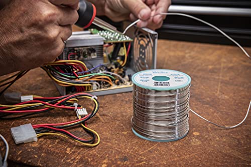 Weller WSW SCN M1 (T0051404699) Solder Wire, Dia: 1.0 mm / 0.039 in, Wt: 100 g / 3.527 oz, Alloy Sn99.3Cu0.6Ni0.05, Flux content 3.5%