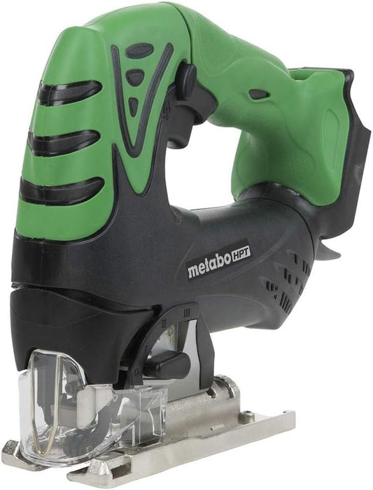 Metabo HPT 18V Cordless Jig Saw | Tool Only | No Battery | Three-Mode Orbital Action | 45° Cutting Angle | LED Light | Tool-LESS Blade Changing System | Lifetime Tool Warranty | CJ18DSLQ4