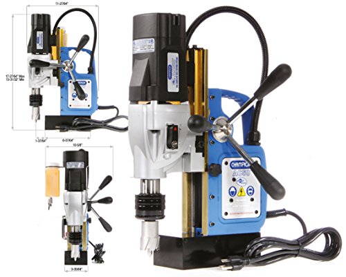 Champion Cutting Tool RotoBrute MightiBrute AC50 Portable Magnetic Drill Press: Up to 2-1/8" diameter, 2" depth of cut