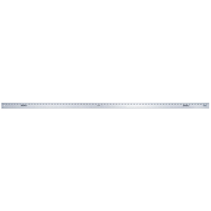 Johnson J72EM Inch/Metric Aluminum Straight Edge, 72", Silver