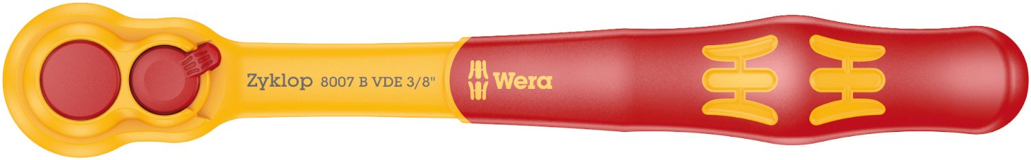 Wera Tools (05004966001) 8007 B VDE Ratchet with Switch Lever and 3/8" Drive