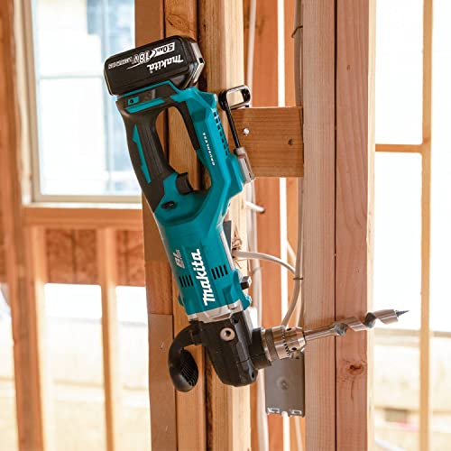 Makita (XAD05T) 18V LXT Lithium‑Ion Brushless Cordless 1/2" Right Angle Drill Kit (5.0Ah)