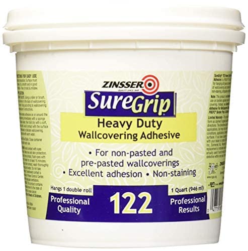 Zinsser 69384 Clear SureGrip Heavy Duty Strippable Wallcovering Adhesive