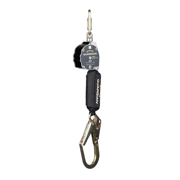 Guardian Fall Protection (10901) Halo Web SRL – 11 ft. Nylon Webbing with Carbineer, Swivel Top, Steel Rebar Hook