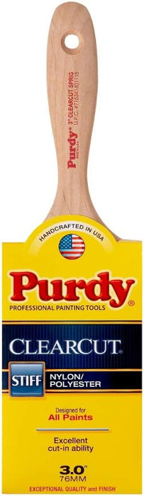 Purdy 144380130 Clearcut Series Sprig Flat Trim 3" Paint Brush