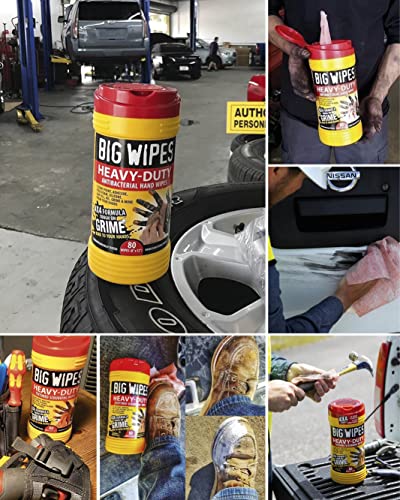 "BIG WIPES HEAVY DUTY PRO+ 240 WIPE BUCKET HEAVY DUTY TEXTURED SCRUB & CLEAN WIPES"