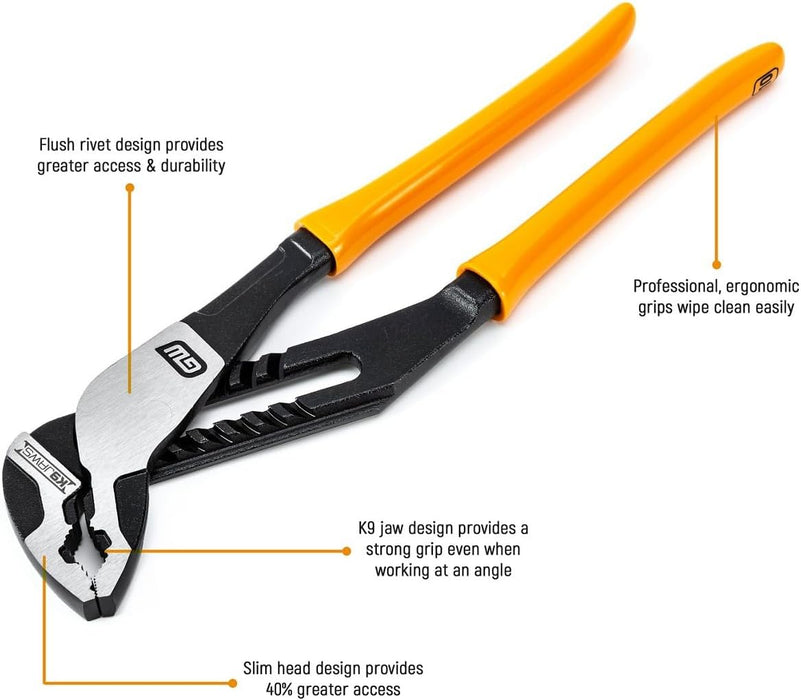 GEARWRENCH 16 Inch V-Jaw Dipped Handle Tongue and Groove Plier - 82167