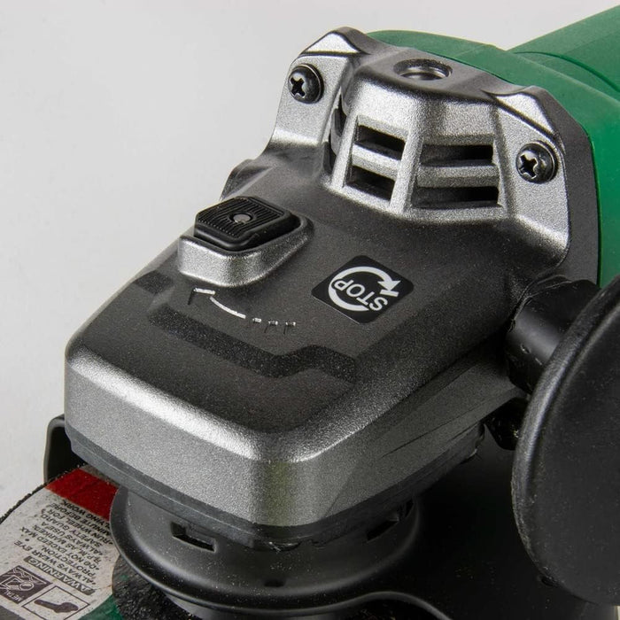 Metabo HPT Angle Grinder | 4-1/2-Inch | 12 Amp | Paddle Switch | AC Brushless Motor | 3-Position Side Handle | 5 Safety Features | G12BYEQ2