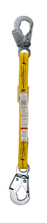 Guardian Fall Protection 01250 2-Foot Single Leg Non-Shock Absorbing Lanyard