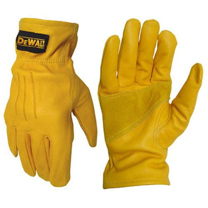 DEWALT DPG32L Premium AB Grade Leather Driver Work Glove, Large