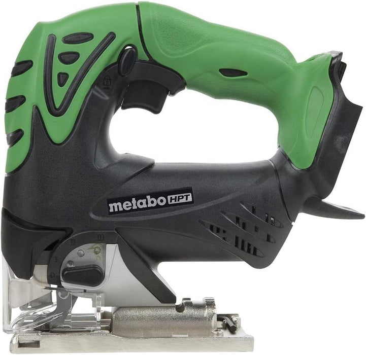 Metabo HPT 18V Cordless Jig Saw | Tool Only | No Battery | Three-Mode Orbital Action | 45° Cutting Angle | LED Light | Tool-LESS Blade Changing System | Lifetime Tool Warranty | CJ18DSLQ4